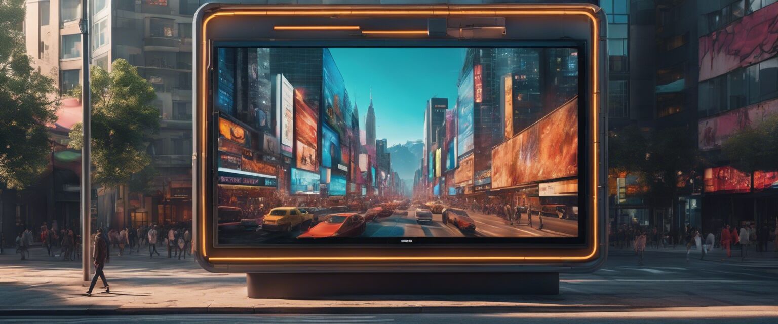 Outdoor digital display example