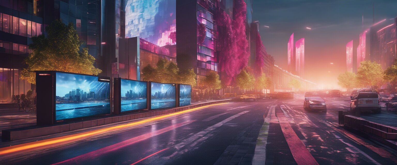 High-brightness LED digital display