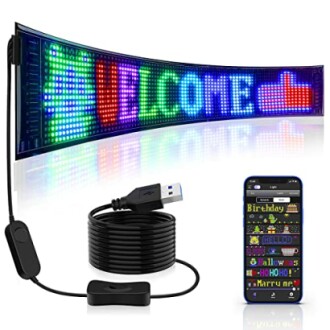 RAYHOME Scrolling Huge Bright Advertising LED Signs